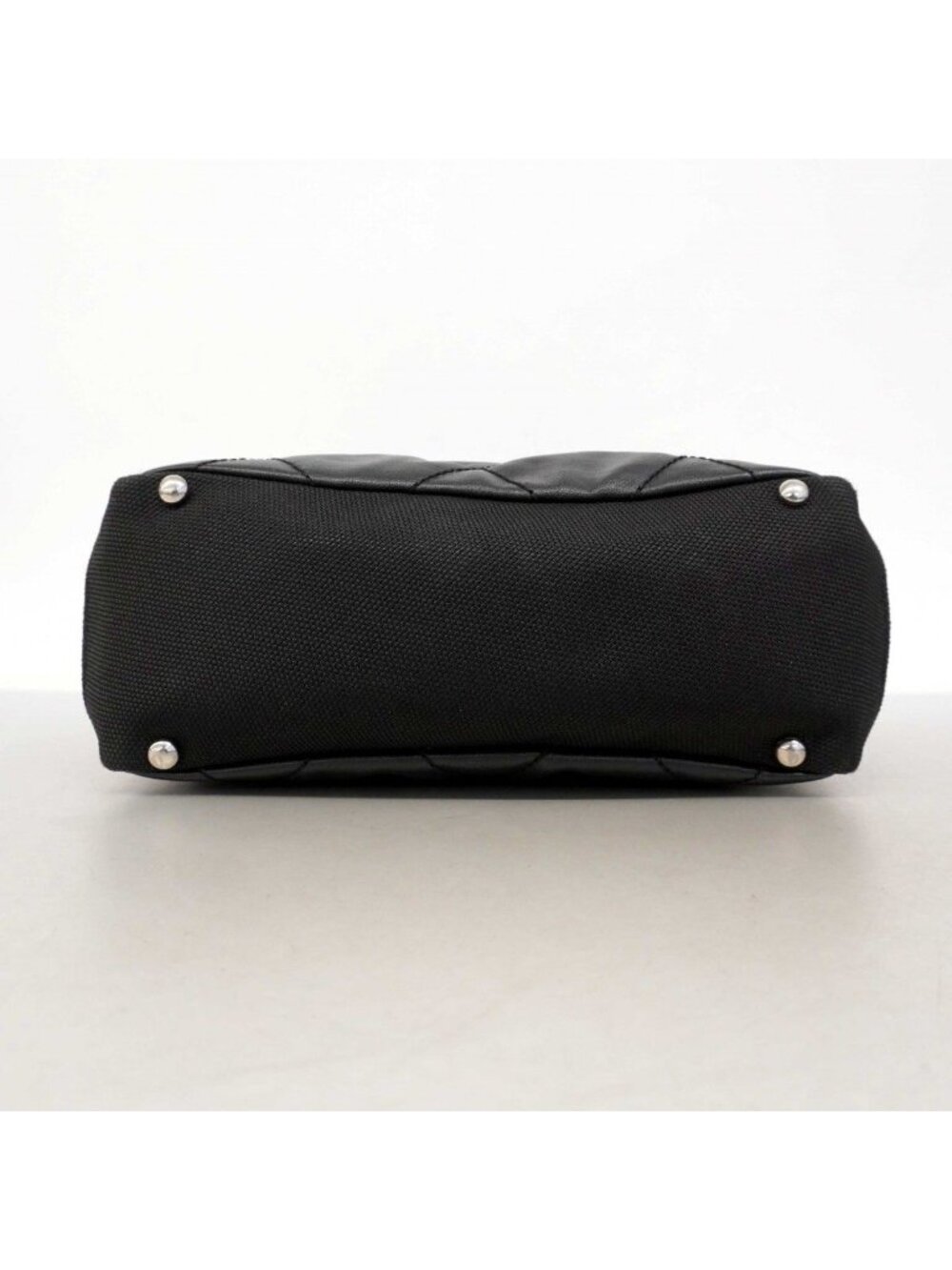 Chanel Tote Paris Biarritz Canvas Black Silver - Picture 3 of 10